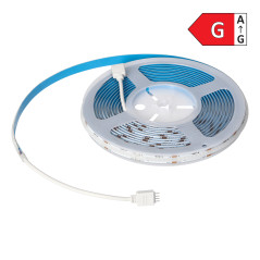 LED-remsa COB 12V, 840L/m, 422lm/m, 15W/m, IP20, RGB, 5m | HandlaSmidigt.se