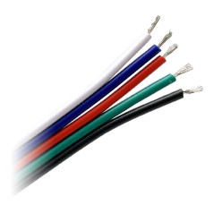 Ledband RGBW-kabel, 5x0,35mm2, 25m