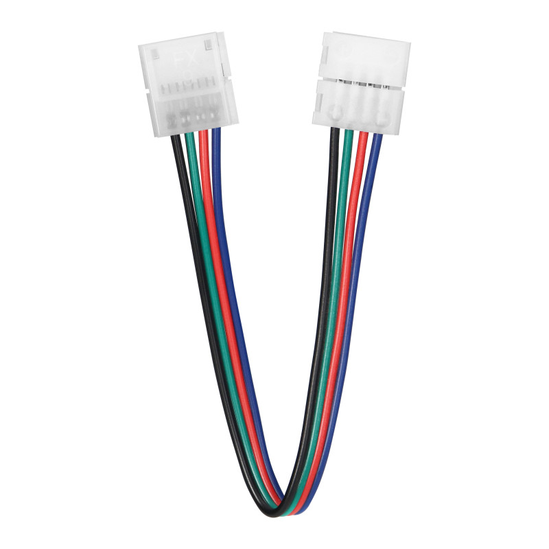 LED RGB-koppling 10 mm, dubbelriktad, med kabel