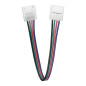 LED RGB-koppling 10 mm, dubbelriktad, med kabel