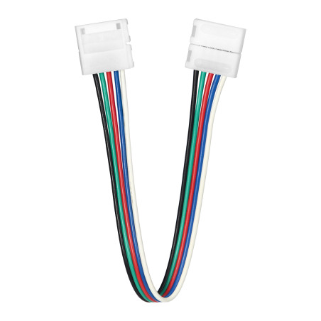 LED RGBW-anslutning 12mm, dubbelriktad, med kabel