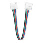 LED RGBW-anslutning 12mm, dubbelriktad, med kabel