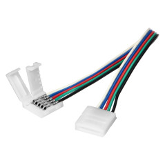 LED RGBW-anslutning 12mm, dubbelriktad, med kabel | HandlaSmidigt.se