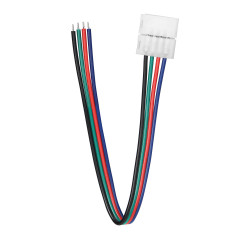LED RGB-koppling 10 mm, enkelriktad, med kabel | HandlaSmidigt.se
