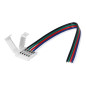 LED RGBW-koppling 12 mm, enkelriktad, med kabel