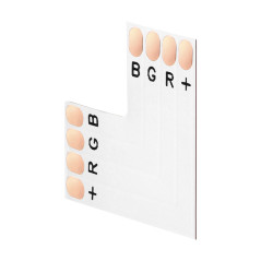 LED RGB-anslutning 10 mm, vinklad 'L' | HandlaSmidigt.se