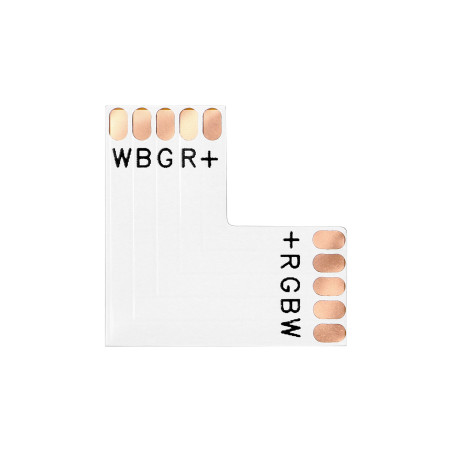 LED RGBW-anslutning 12 mm, vinklad 'L' | HandlaSmidigt.se
