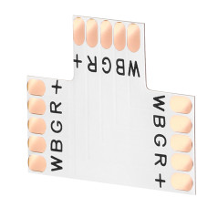 LED RGBW-anslutning 12 mm, T-koppling | HandlaSmidigt.se