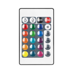 Trådlös RGB LED-bandkontroll med fjärrkontroll, 24 knappar, 12V, 6A, 72W. | HandlaSmidigt.se