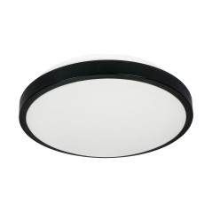 SELENE taklampa 2xE27, max. 2x15W, rörelsedetektor, IP54, svart | HandlaSmidigt.se