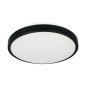 SELENE taklampa 2xE27, max. 2x15W, rörelsedetektor, IP54, svart