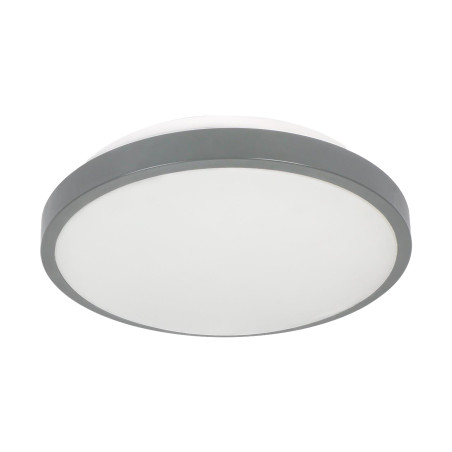 SELENE taklampa 2xE27, max. 2x15W, mikrovågssensor, IP54, grå | HandlaSmidigt.se