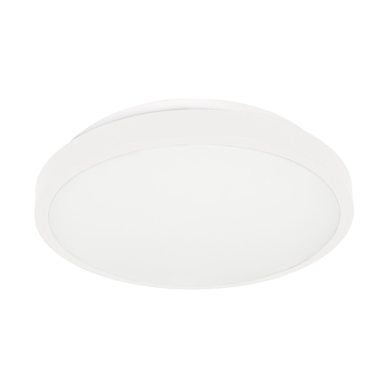 SELENE taklampa 2xE27, max. 2x15W, mikrovågssensor, IP54, vit