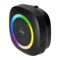 PELA, trådlös batteridriven ringklocka, inlärningssystem, 60 ljud, LED RGB, 300m, svart