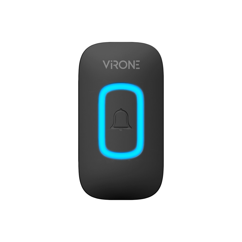 Trådlös batteridriven knapp för att utöka ringklockorna från PELA-serien.