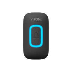 Trådlös batteridriven knapp för att utöka ringklockorna från PELA-serien.