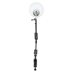 DIAN, skrivbordslampa med skruvfäste, 10W, E27, stål, vit | HandlaSmidigt.se