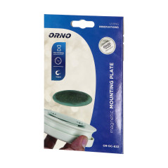 Magnetisk monteringsplatta för brand-, kolmonoxid- och gasdetektorer.