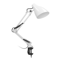 DIAN, skrivbordslampa med skruvfäste, 10W, E27, stål, svart | HandlaSmidigt.se