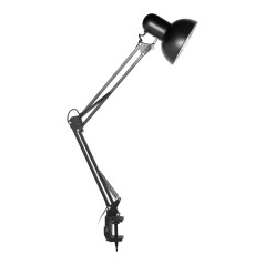 DEON, skruvbar skrivbordslampa, 10W, E27, stål, vit | HandlaSmidigt.se