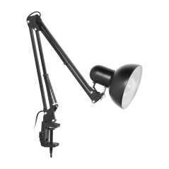 DEON, skruvbar skrivbordslampa, 10W, E27, stål, vit | HandlaSmidigt.se