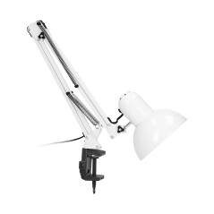 DEON, skrivbordslampa, skruvas fast, 10W, E27, stål, svart | HandlaSmidigt.se