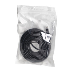 Nätverkskabel Patchcord UTP CAT.6 kontakt - kontakt 10m SVART | HandlaSmidigt.se