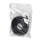 Nätverkskabel Patchcord UTP CAT.6 kontakt - kontakt 10m SVART