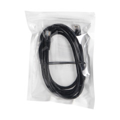 Nätverkskabel Patchcord UTP CAT.6 kontakt - kontakt 2m SVART | HandlaSmidigt.se