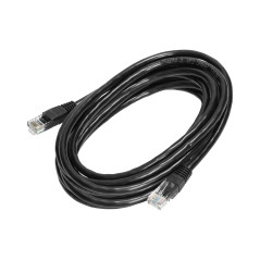 Nätverkskabel Patchcord UTP CAT.6 kontakt - kontakt 5m SVART | HandlaSmidigt.se