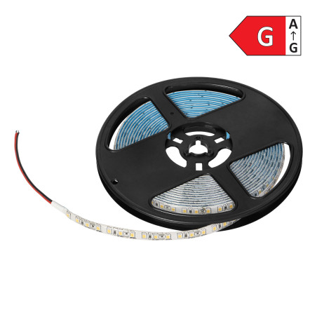 LED-band 12V, 2835, 120L/m, 760lm/m, 9,6W/m, IP63, 3000K, 5m