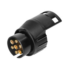 Adapter för 7/13-polig trailerkontakt, plast, 12/24V | HandlaSmidigt.se