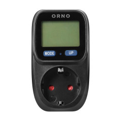 Energiförbrukningsmätare, energikalkylator med bakgrundsbelyst LCD-skärm, Schuko-version, svart | HandlaSmidigt.se