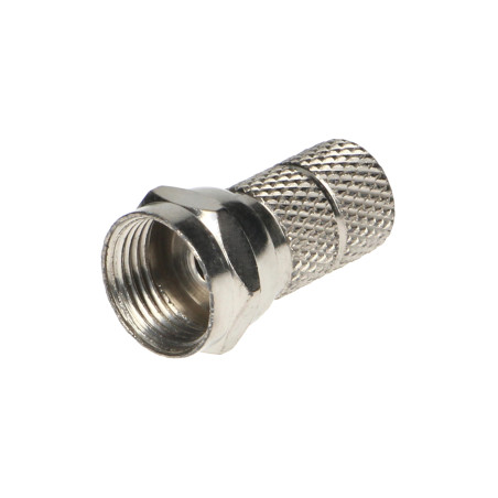 Kontakt SAT-F koppar 3C2V, Cabletech, 10 stycken | HandlaSmidigt.se