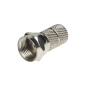 Kontakt SAT-F koppar 3C2V, Cabletech, 10 stycken
