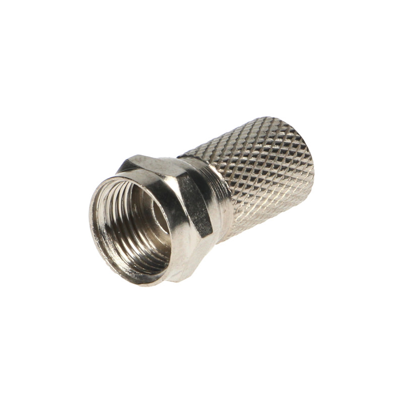 Kontaktdon SAT-F koppar, 6,8 mm, 2 stycken