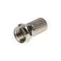 Kontaktdon SAT-F koppar, 6,8 mm, 2 stycken