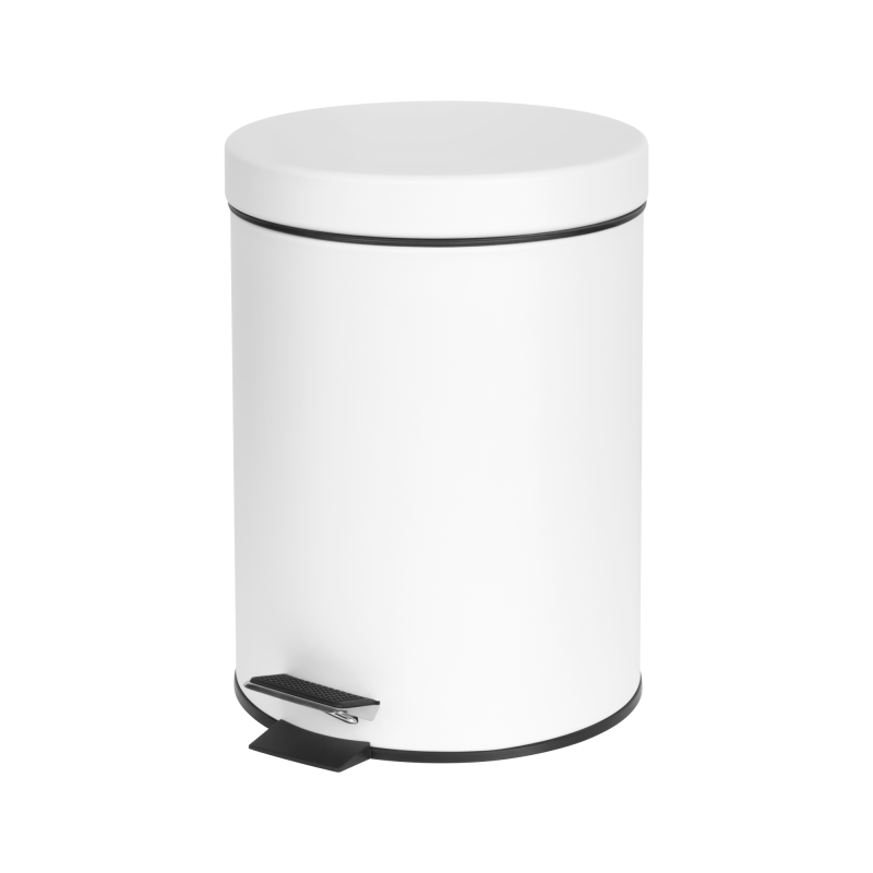 Skräpbehållare för badrummet 3 liter (vit)