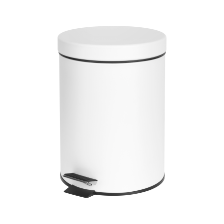Skräpbehållare för badrummet 3 liter (vit)