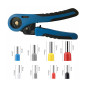 Verktyg för att klämma ihop+kabeländhylsor isolerade E6184