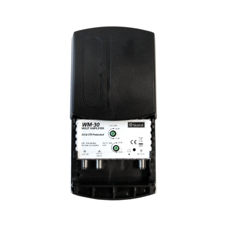 Förstärkare för mast WM-30 FM/VHF+UHF DVB-T2 5G SKYDDAD Telkom Telmor
