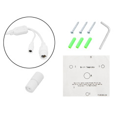 77-855- IP-kamera 8MP bl-i8is28bwm/poe vit tub med mikrofon