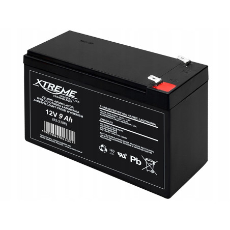 82-238- Gelbatteri 12v 9ah xtreme 151x101x71_6,5