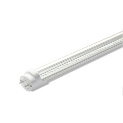LED-rör 120 cm 18 W T8 3000 K G13 varmvit genomskinlig enkelriktad