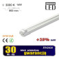 Lysrör led 90cm 14w t8 3000k g13 varm transparent dubbelriktad
