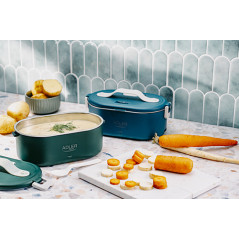 AD 4505 grön Matbehållare - uppvärmd - metallbehållare