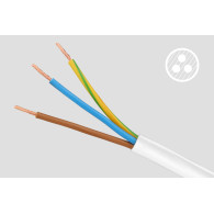 Förlängningssladd Rebel 3 uttag + 2 USB-uttag med strömbrytare - 5m