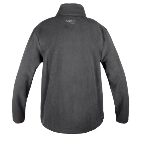 Fleecefilt, grafitsvart, storlek XL