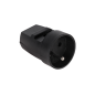 Jordfäst svart uttag G-10-2