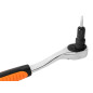 Adapter från 1/2' fyrkant till 1/4' sexkant
